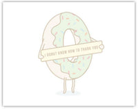 'I Donut Know How to Thank You ' card