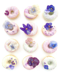 DIY Baking and Decorating Kit Purple Flower Donuts 