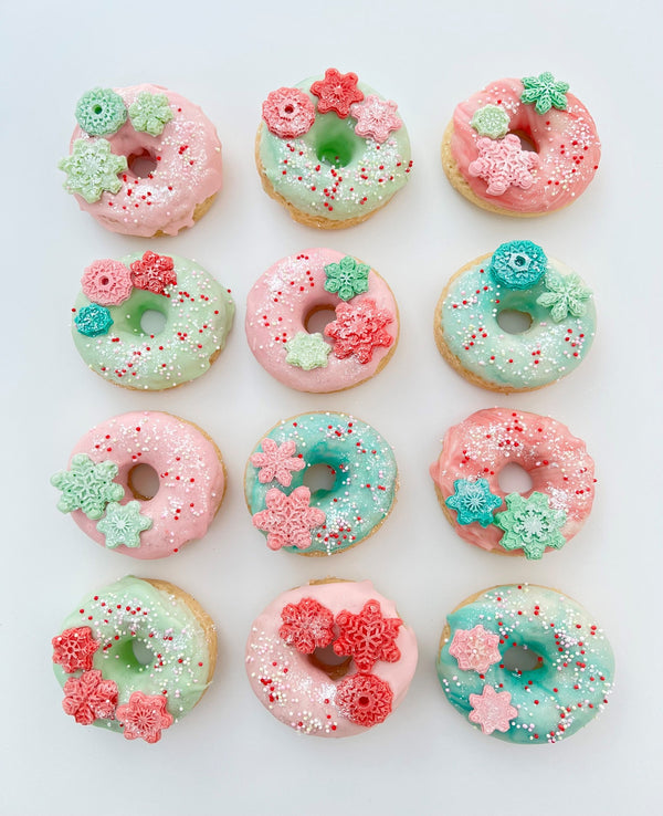 Refill Limited Edition Christmas Snowflake DIY Donut Baking and Decorating Kit