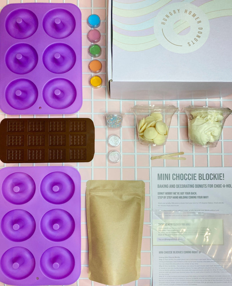 Mini Choccie Blockie DIY Donut Baking and Decorating Kit