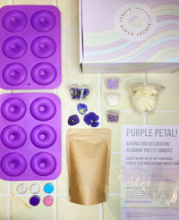 Hey Purple Petal Donut DIY Baking & Decorating Kit