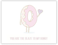 'You Are the Glaze to my Donut' card